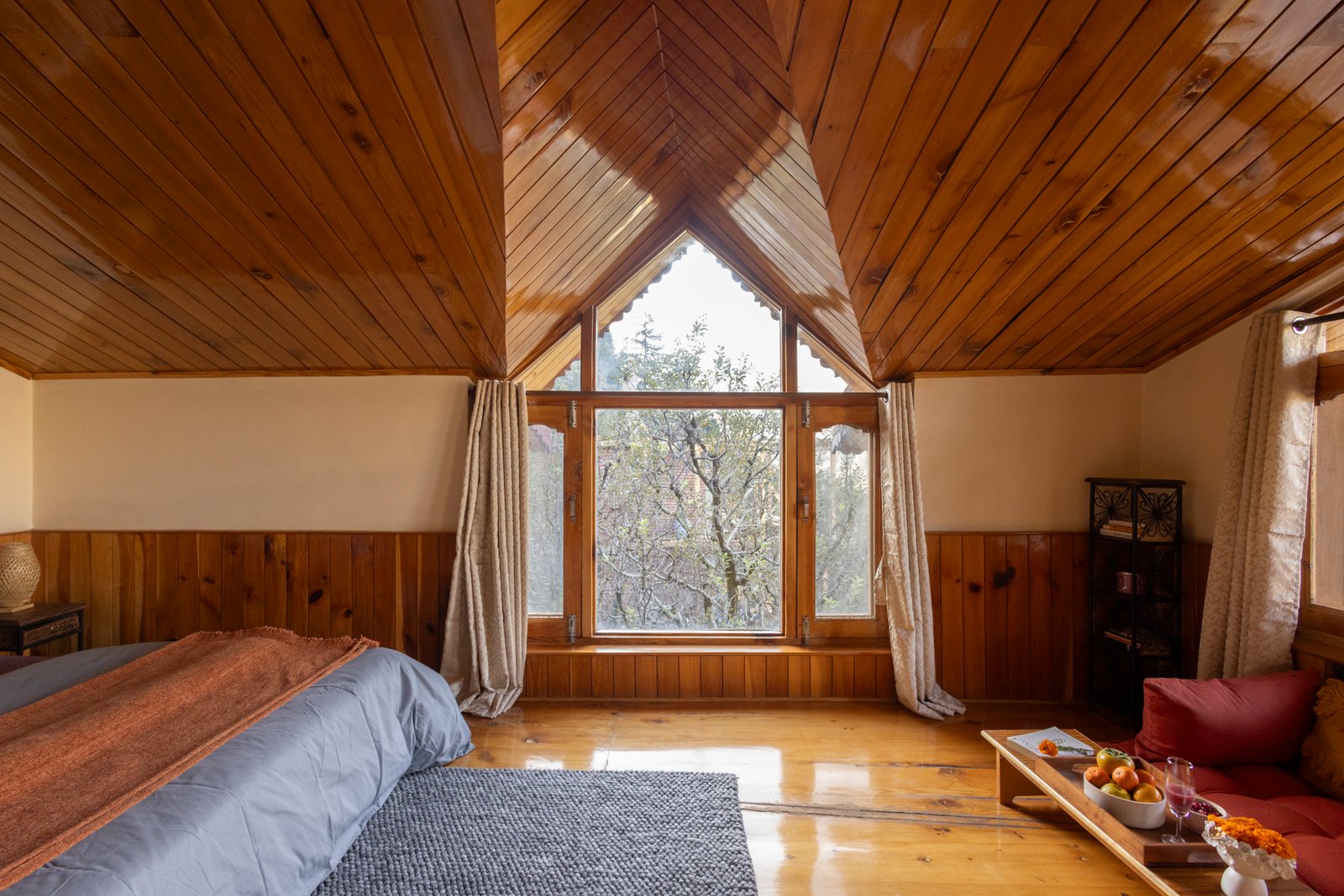 Mountain Gaze Room Window View